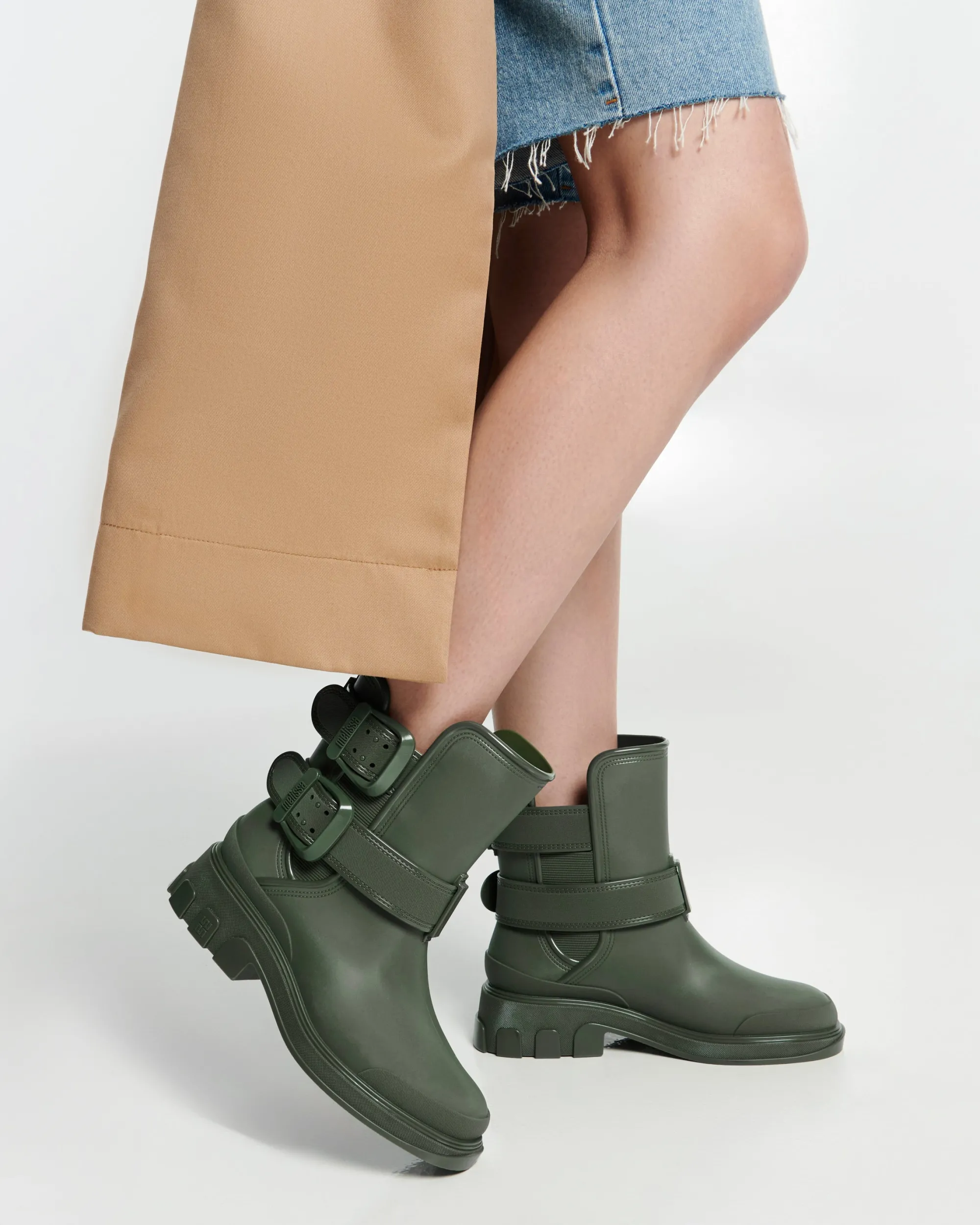 Discount Melissa Bang Boot Green