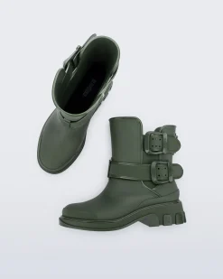 Discount Melissa Bang Boot Green