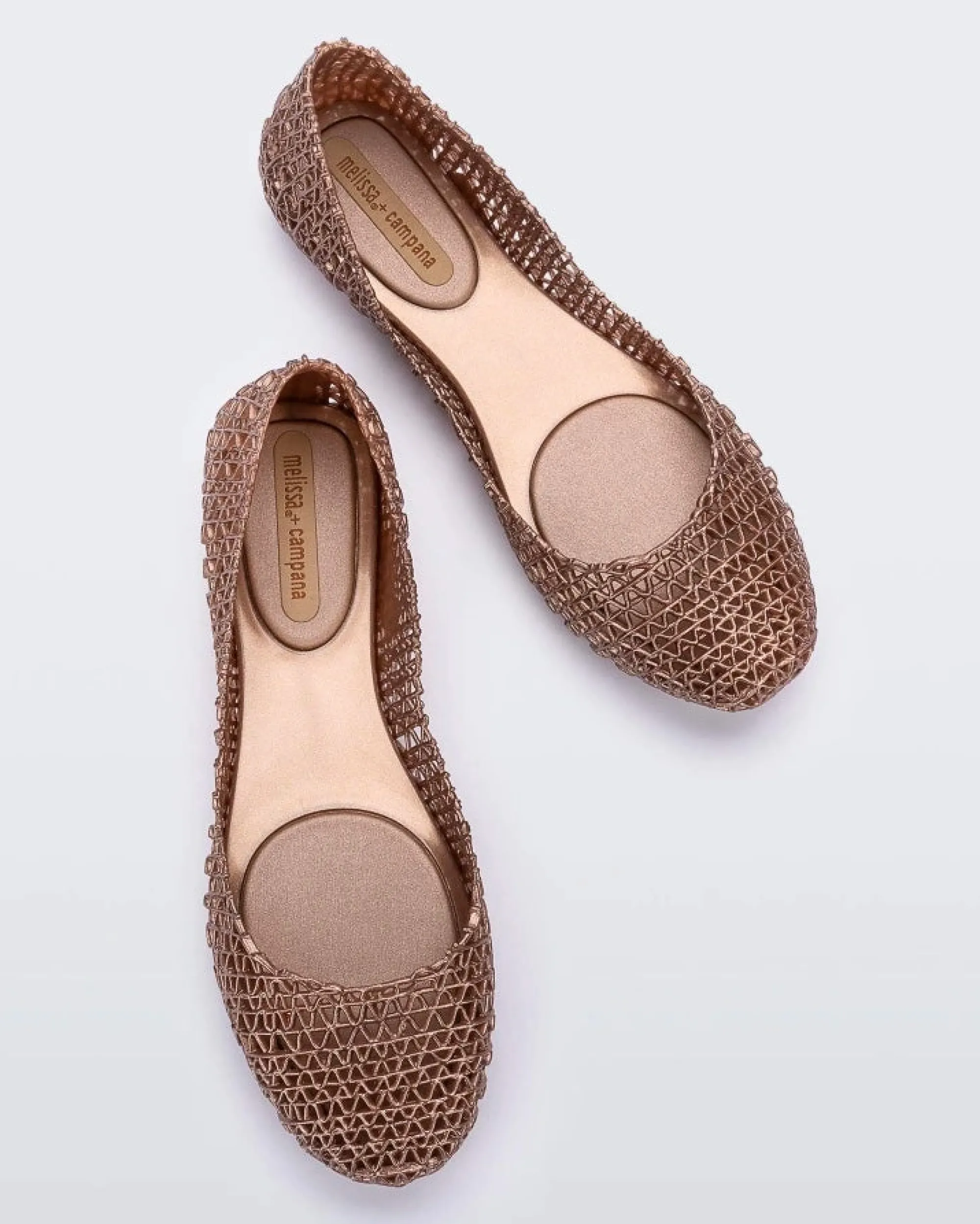 New Melissa Campana Metallic Rose