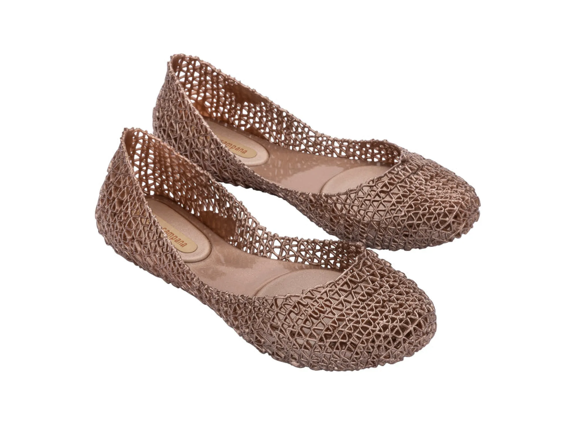 New Melissa Campana Metallic Rose
