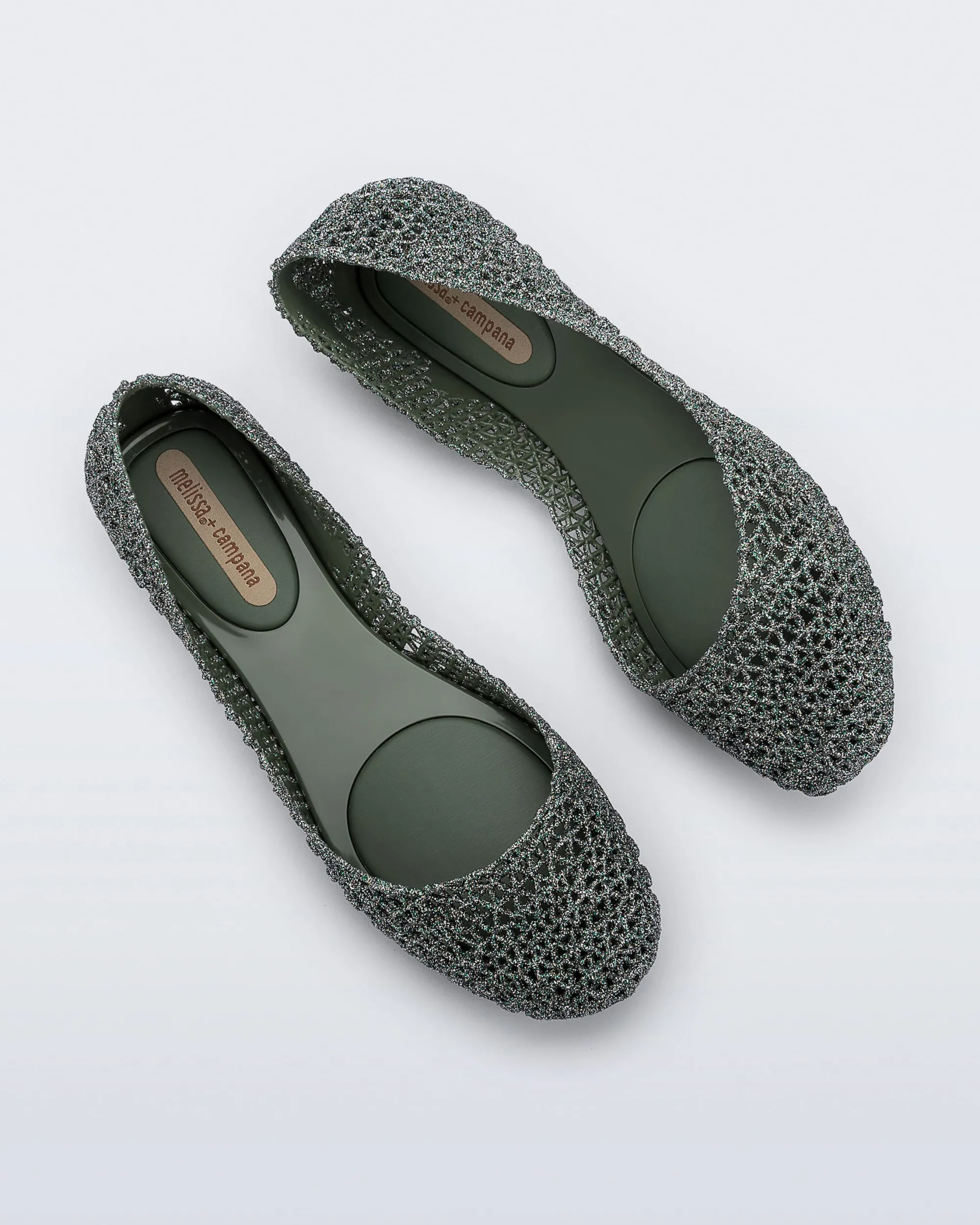 Melissa Campana Glitter Green