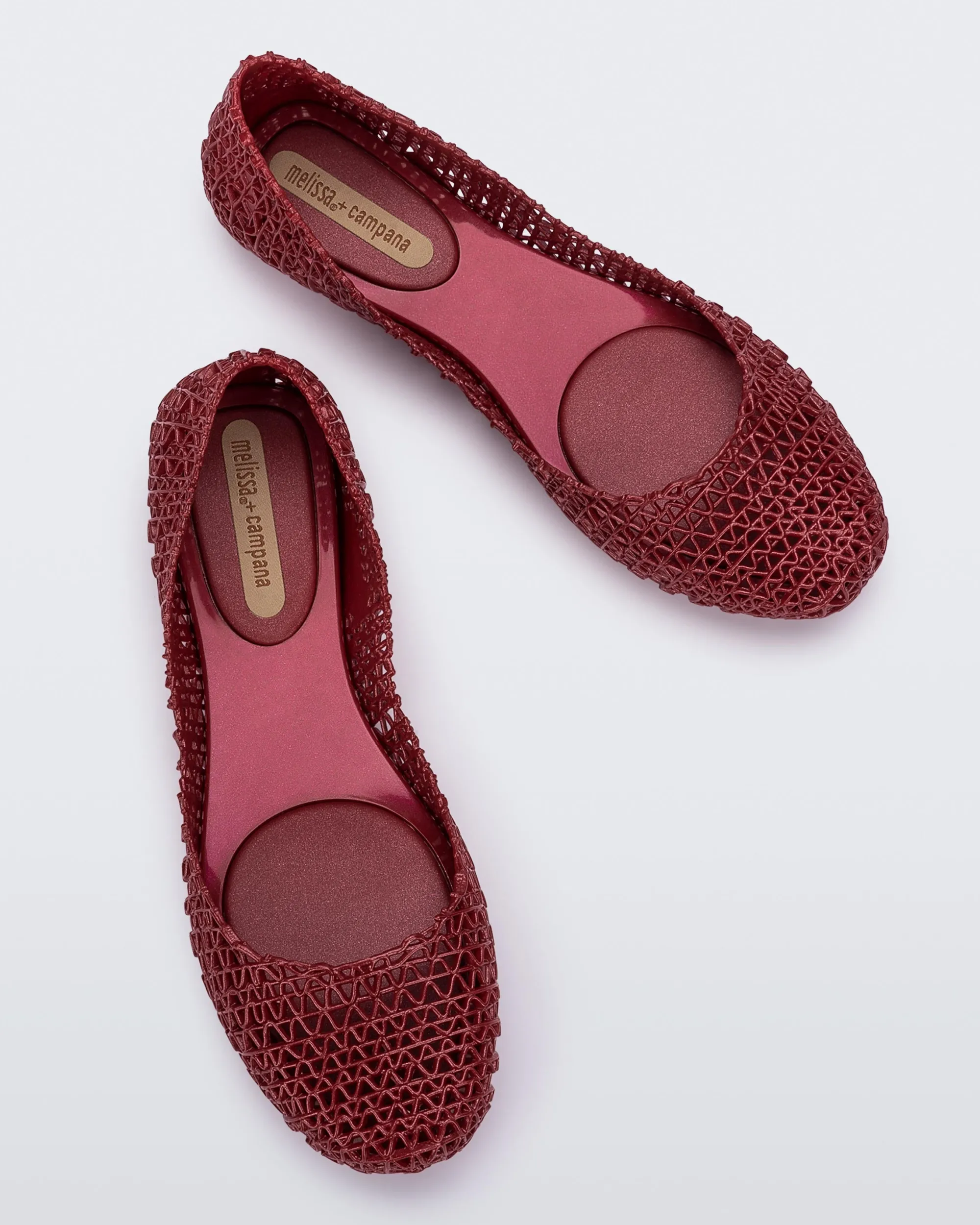 Hot Melissa Campana Metallic Red