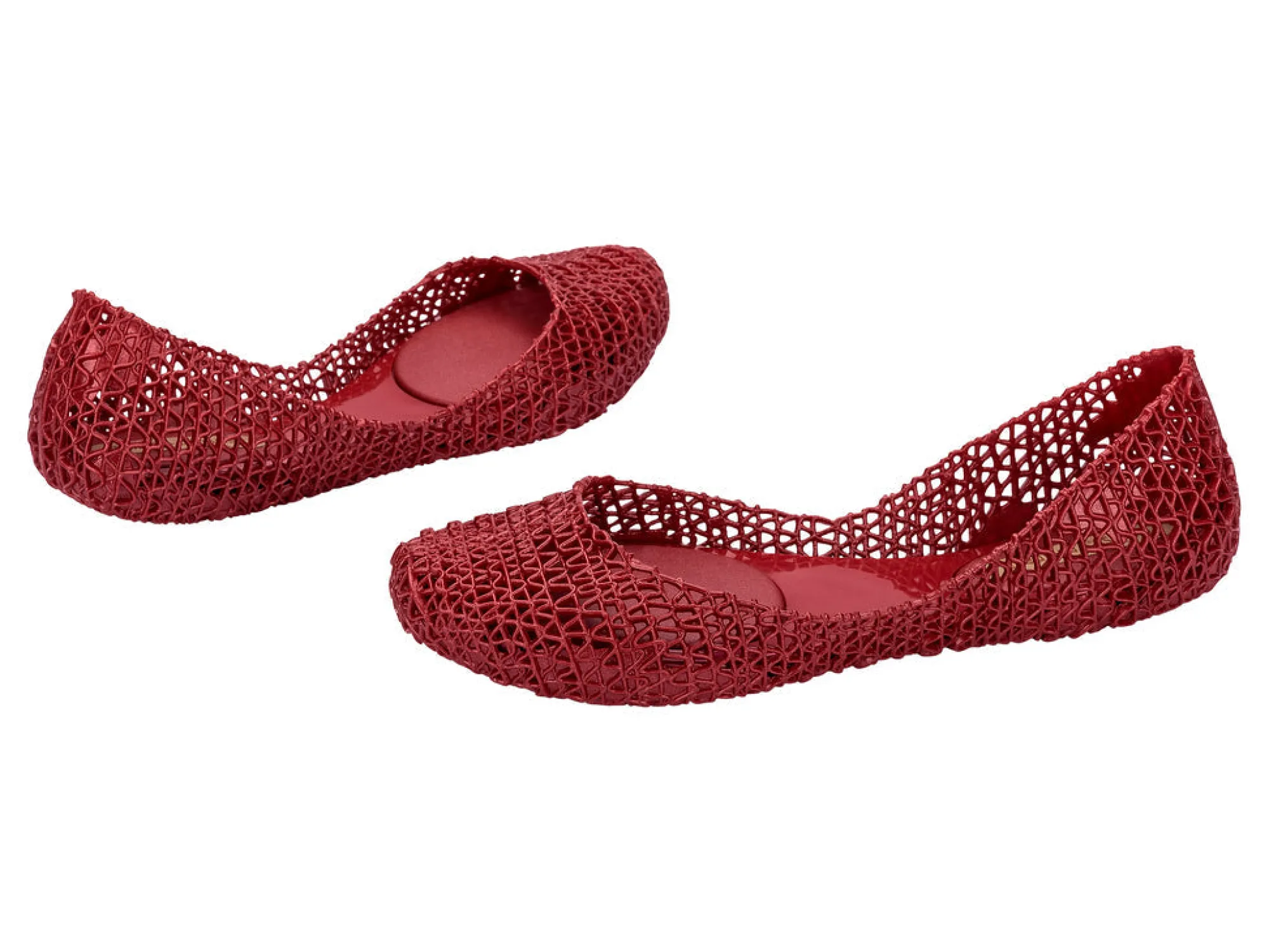 Hot Melissa Campana Metallic Red