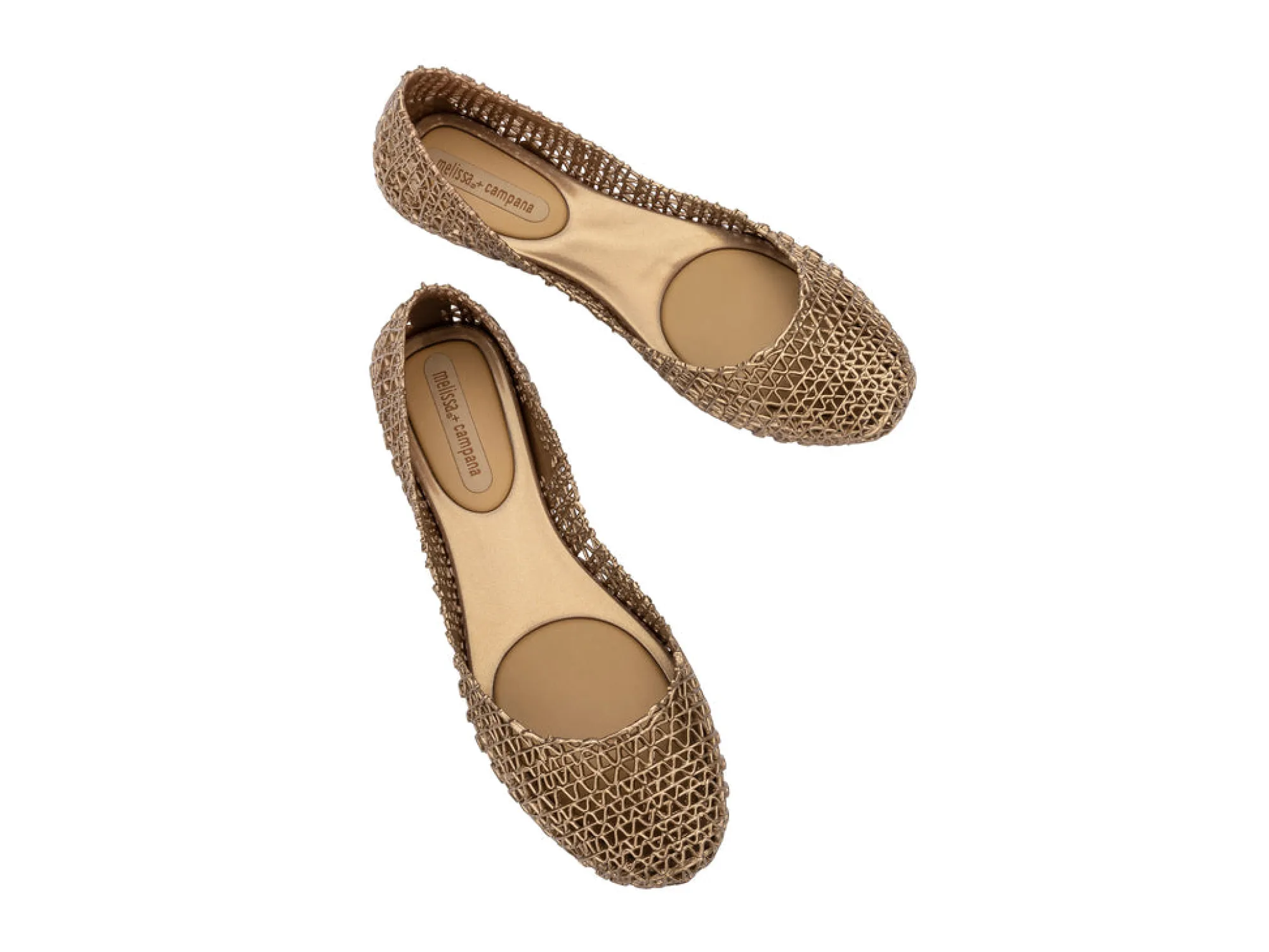 Outlet Melissa Campana Metallic Gold