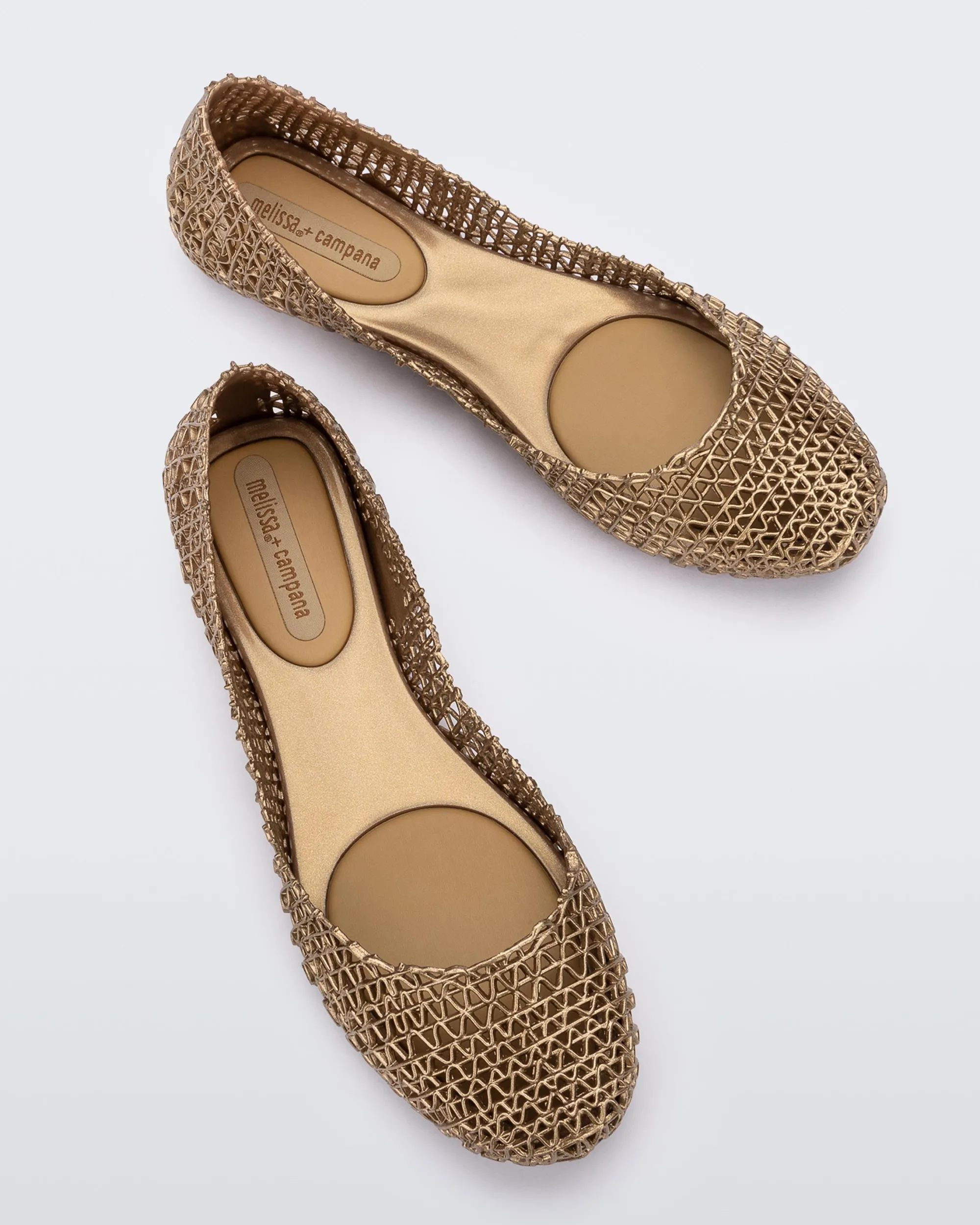 Outlet Melissa Campana Metallic Gold