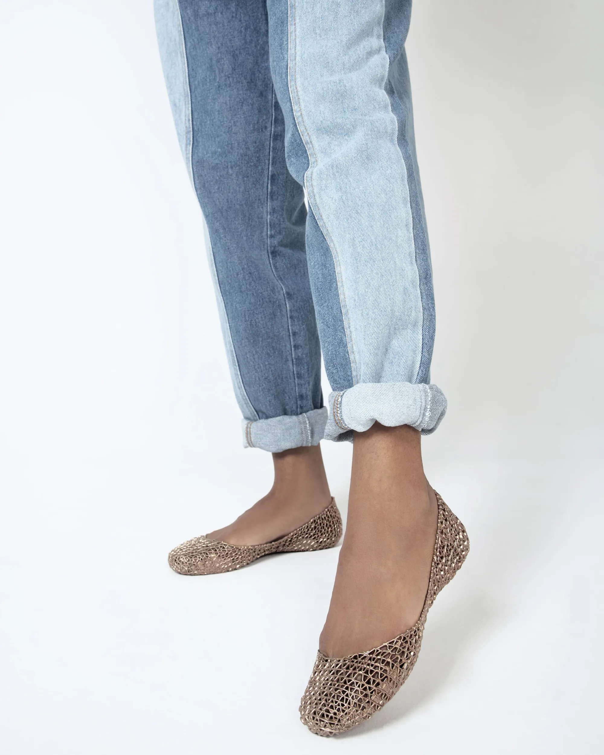 Outlet Melissa Campana Metallic Gold