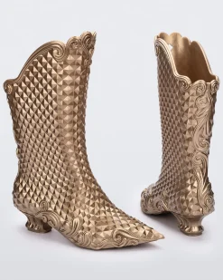Sale Melissa Court Boot Gold