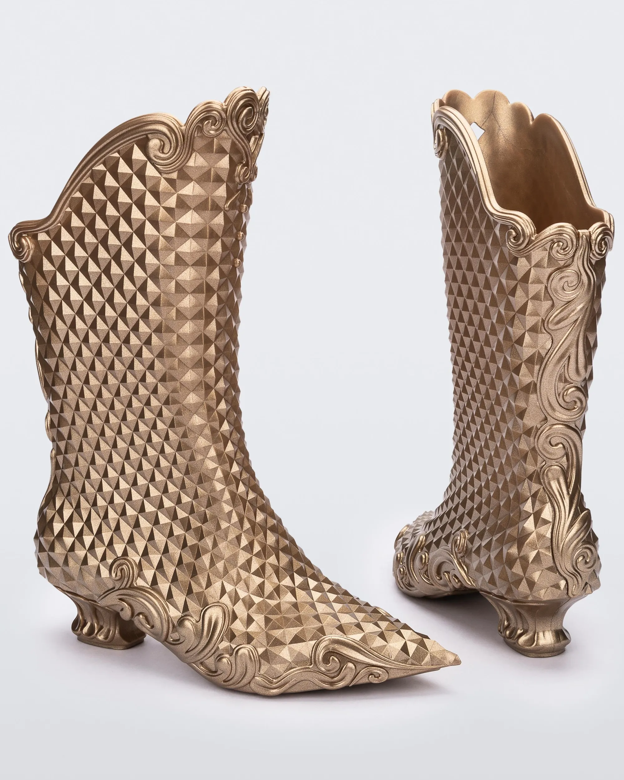 Sale Melissa Court Boot Gold