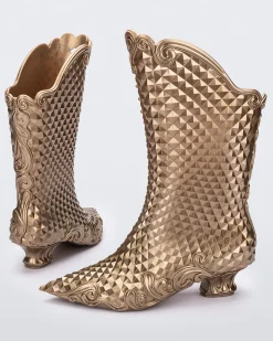 Sale Melissa Court Boot Gold