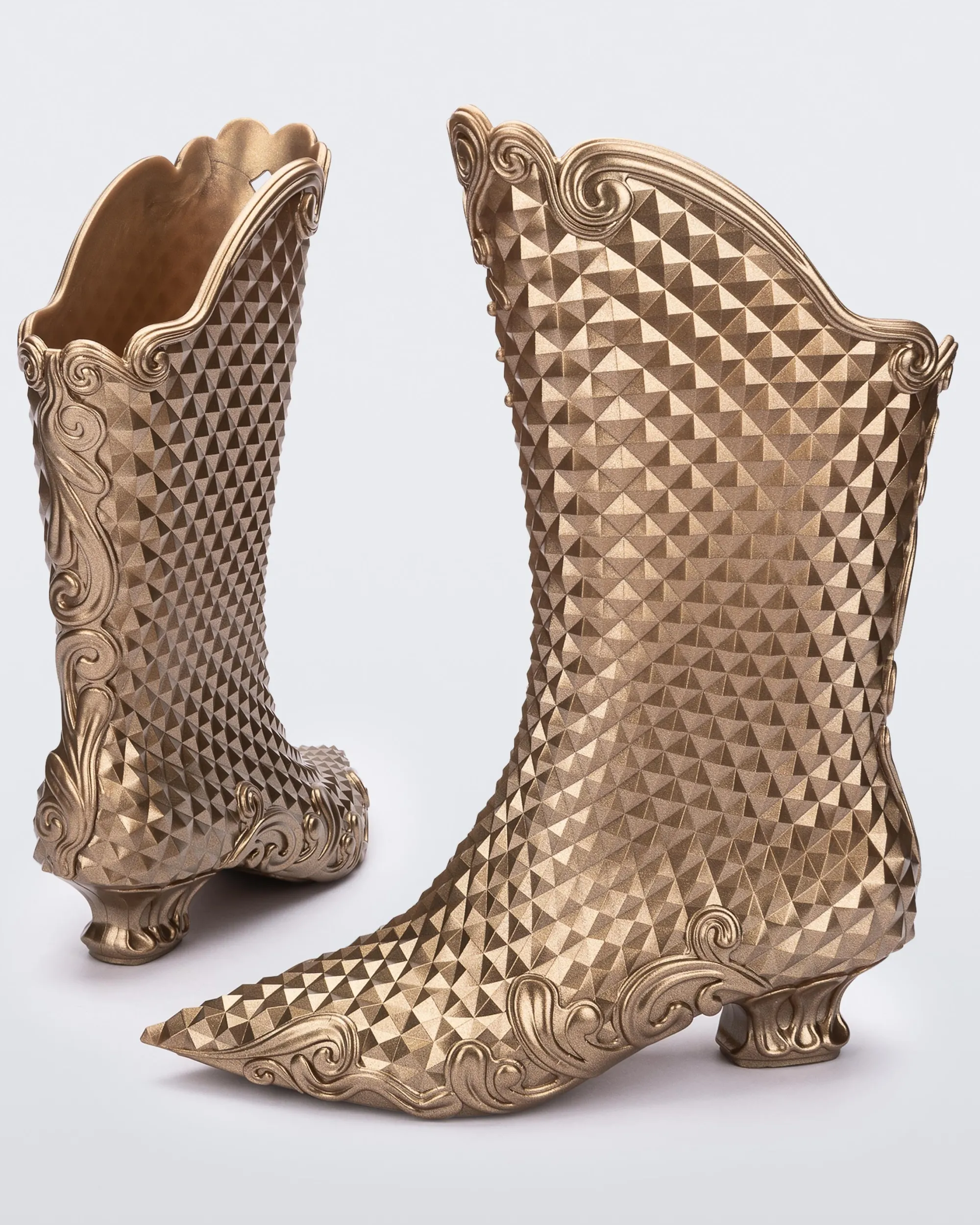 Sale Melissa Court Boot Gold