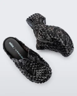Sale Melissa Court Clog Black