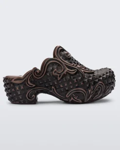 Discount Melissa Court Clog Brown