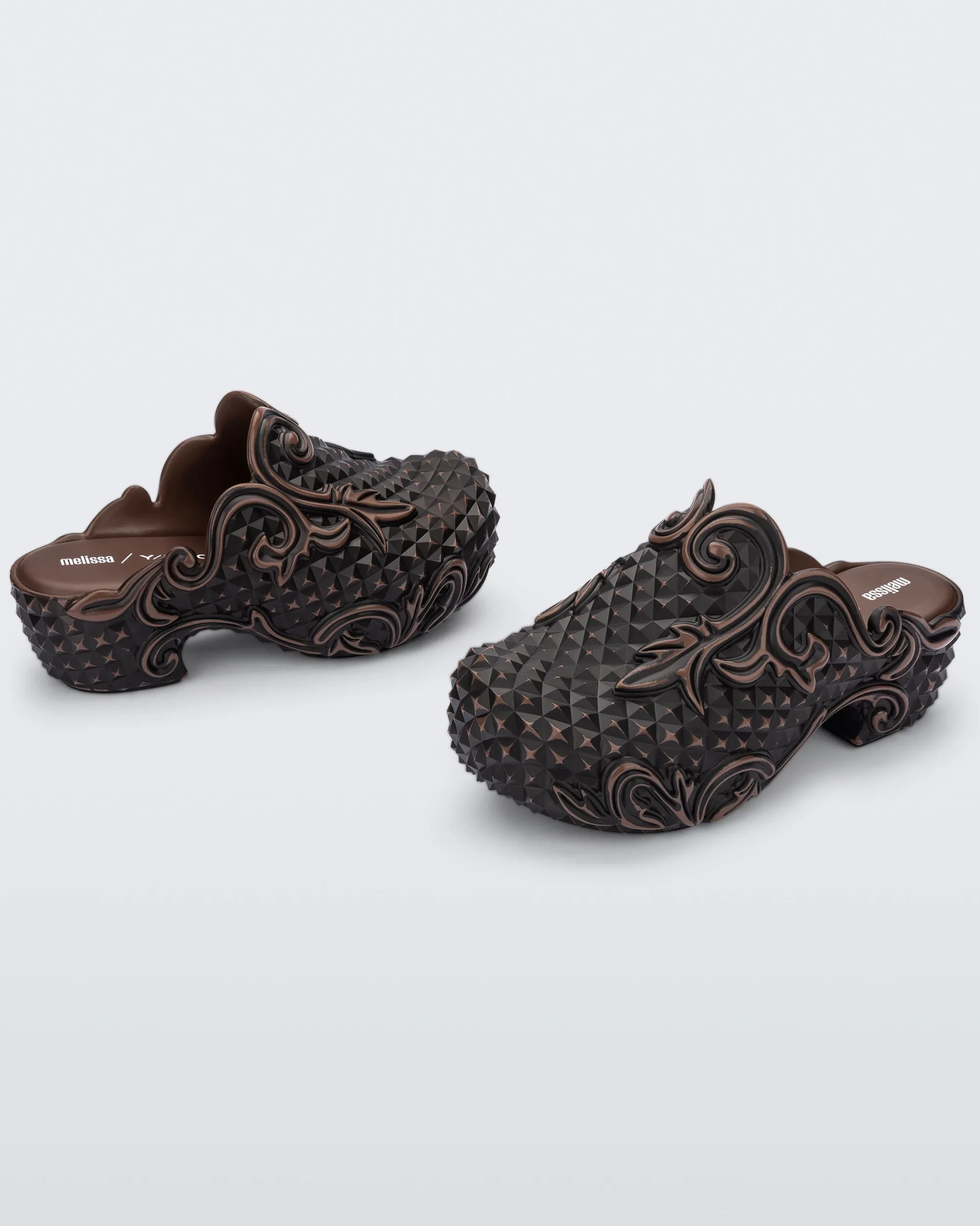 Discount Melissa Court Clog Brown