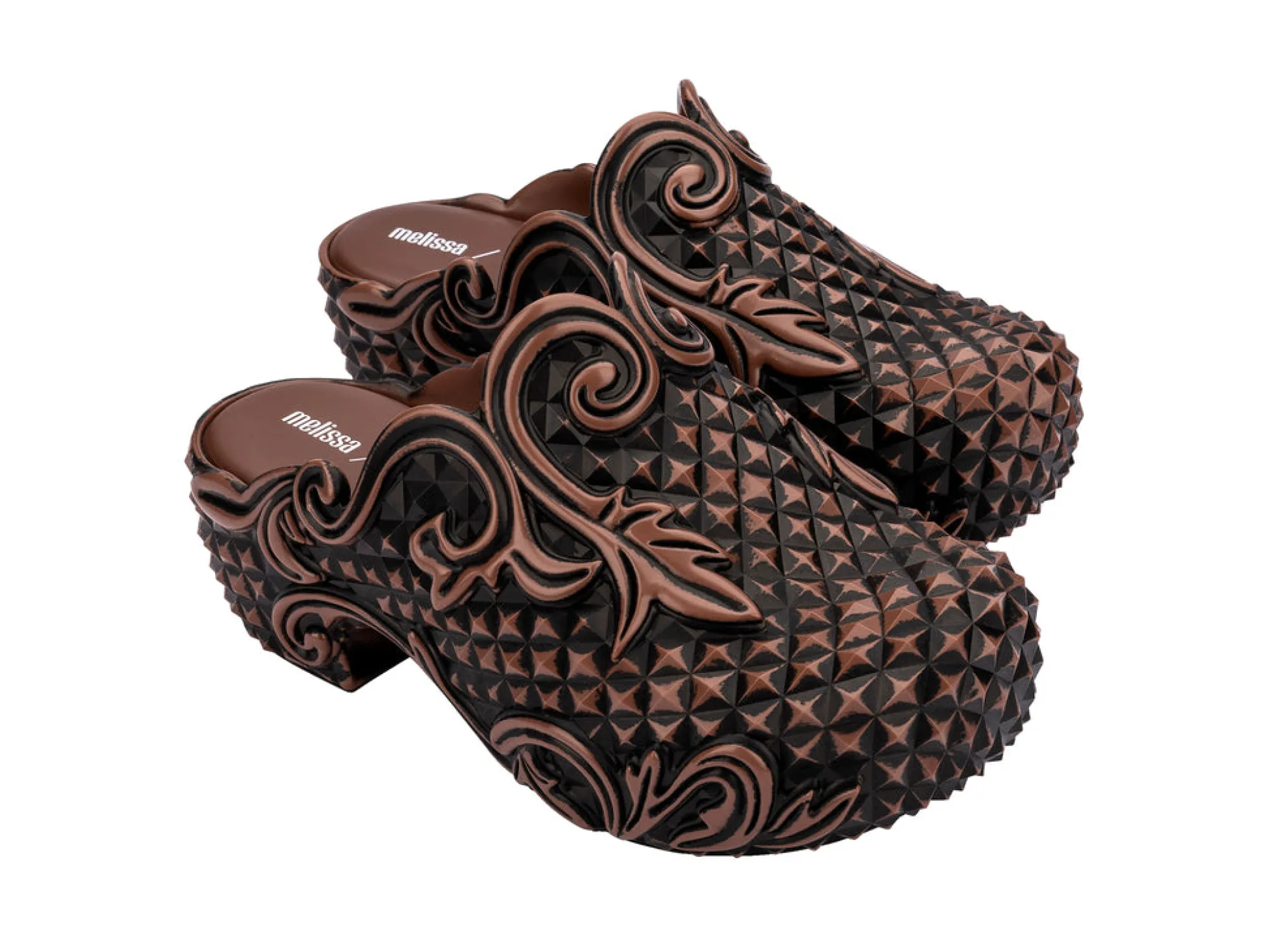 Discount Melissa Court Clog Brown