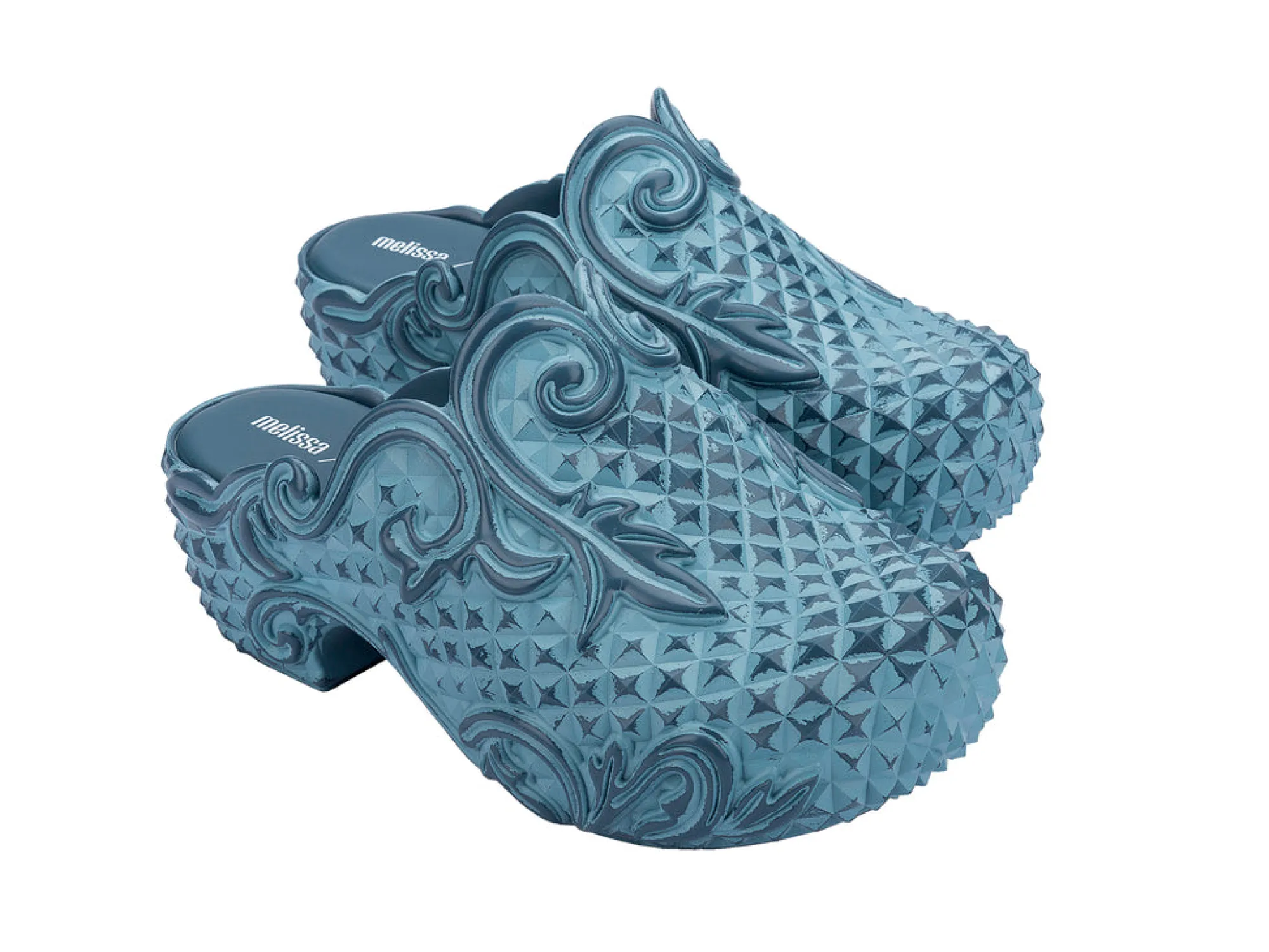 Melissa Court Clog Blue