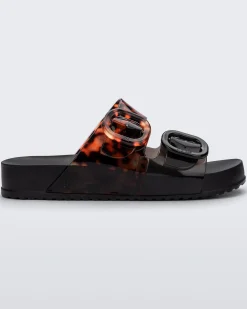 Hot Melissa Cozy Black/Clear Tortoise
