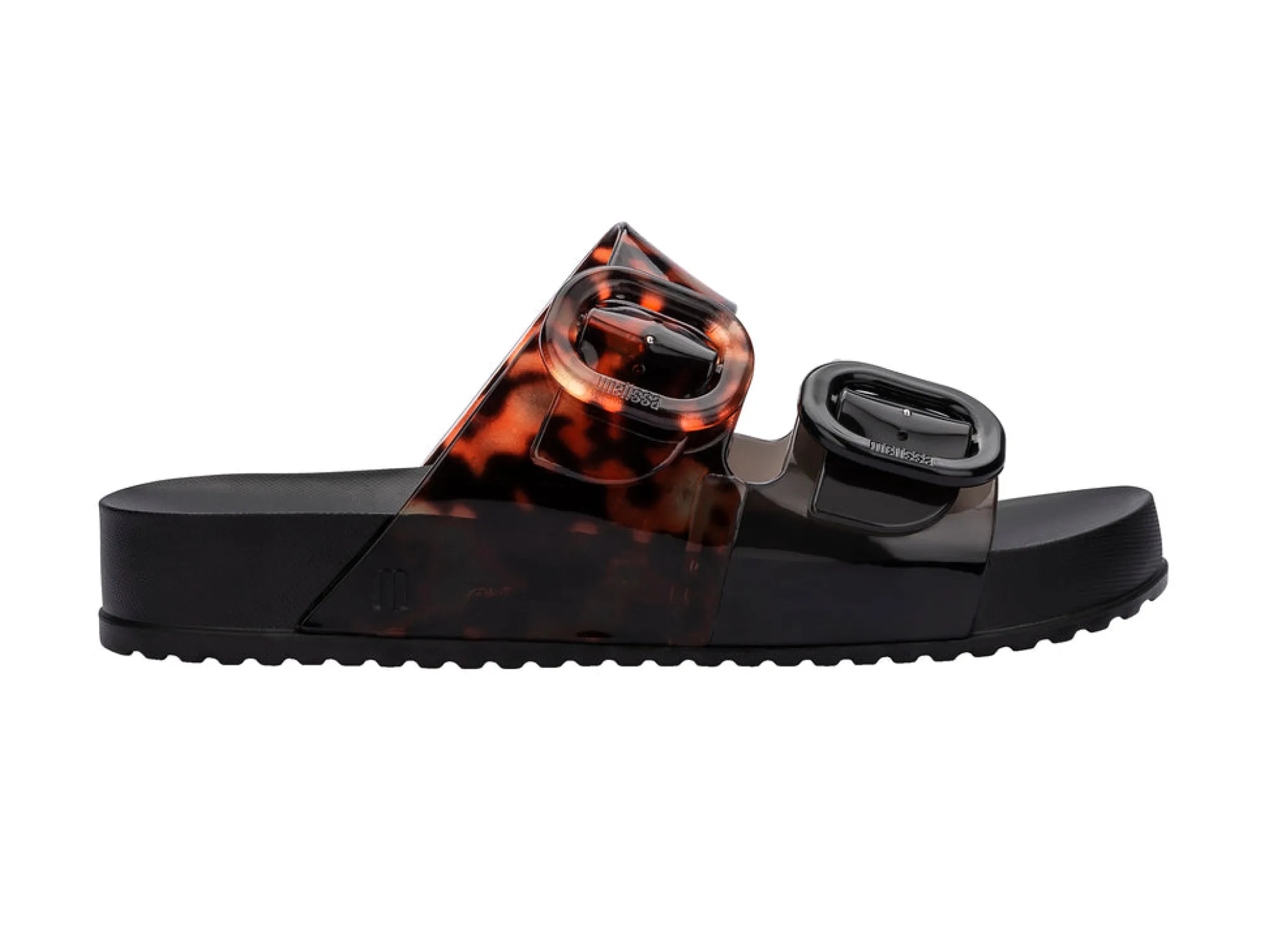Hot Melissa Cozy Black/Clear Tortoise