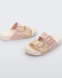 Discount Melissa Cozy Beige/Pink