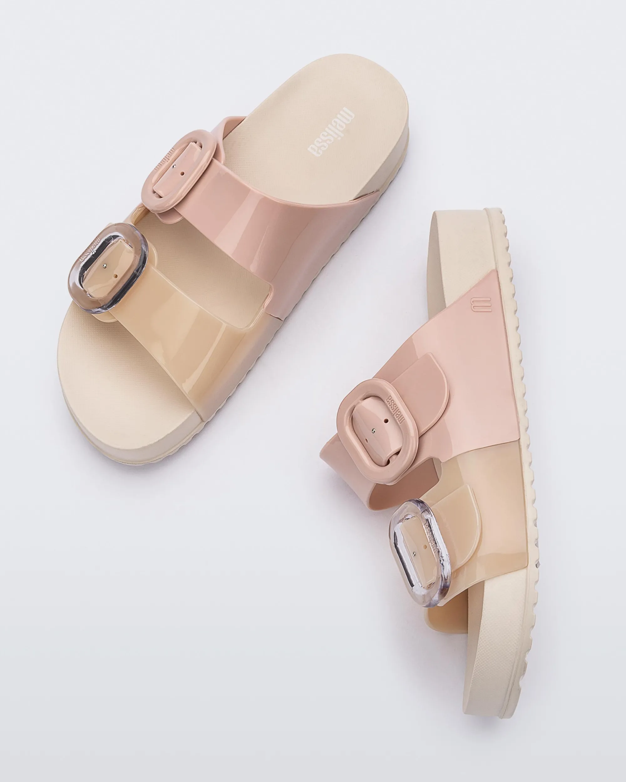 Discount Melissa Cozy Beige/Pink