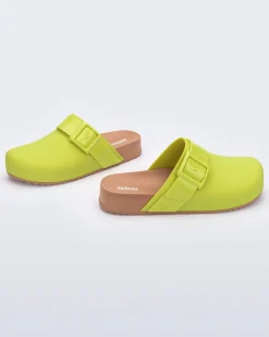 Discount Melissa Cozy Clog Green/Brown