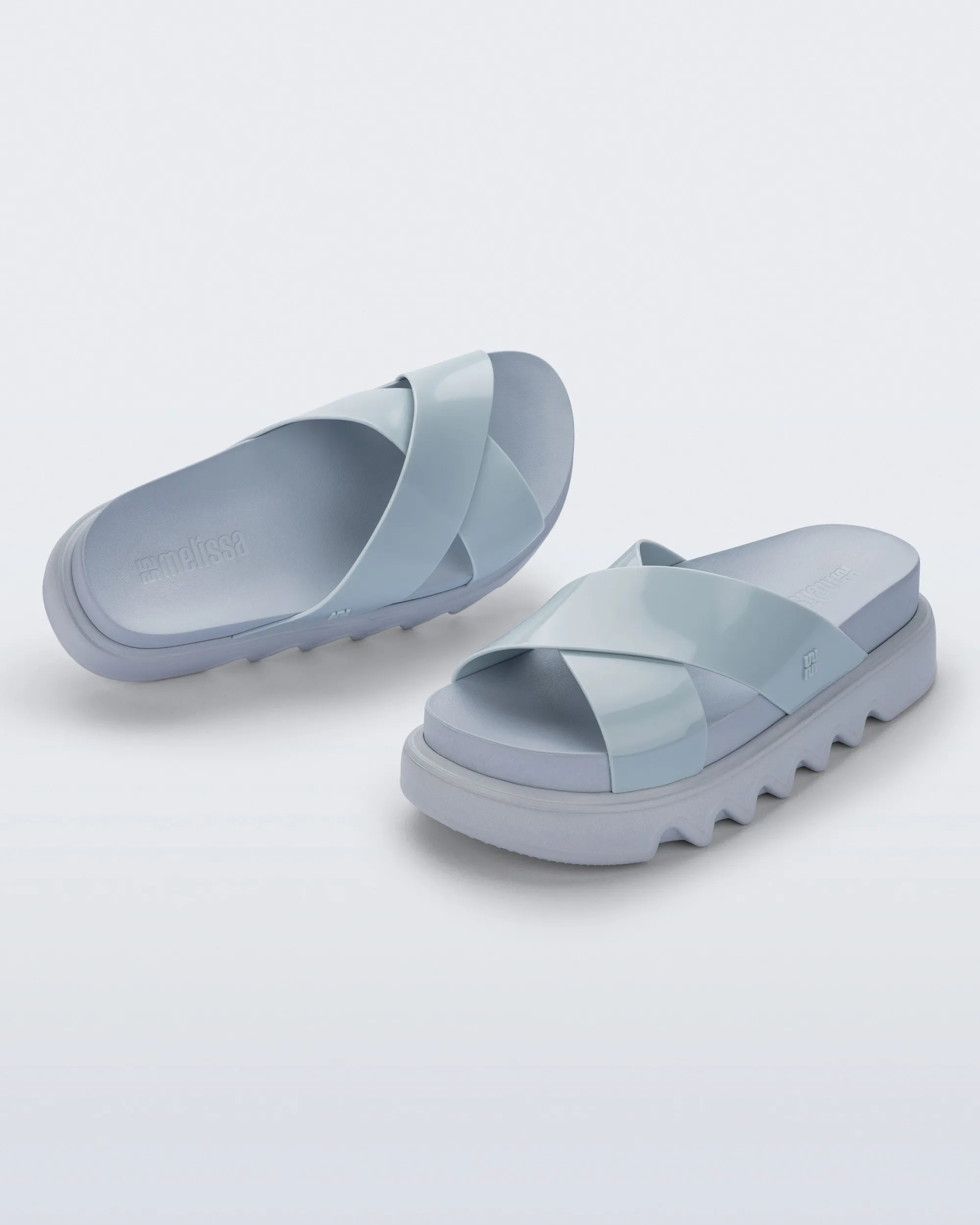 Hot Melissa Cozy Cross Platform Blue