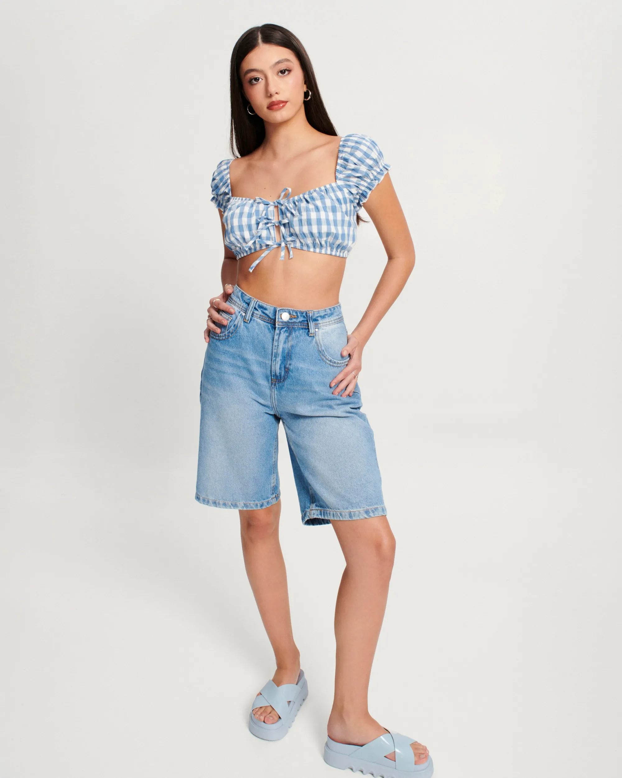 Hot Melissa Cozy Cross Platform Blue