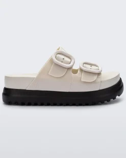 Discount Melissa Cozy Platform Beige/Black