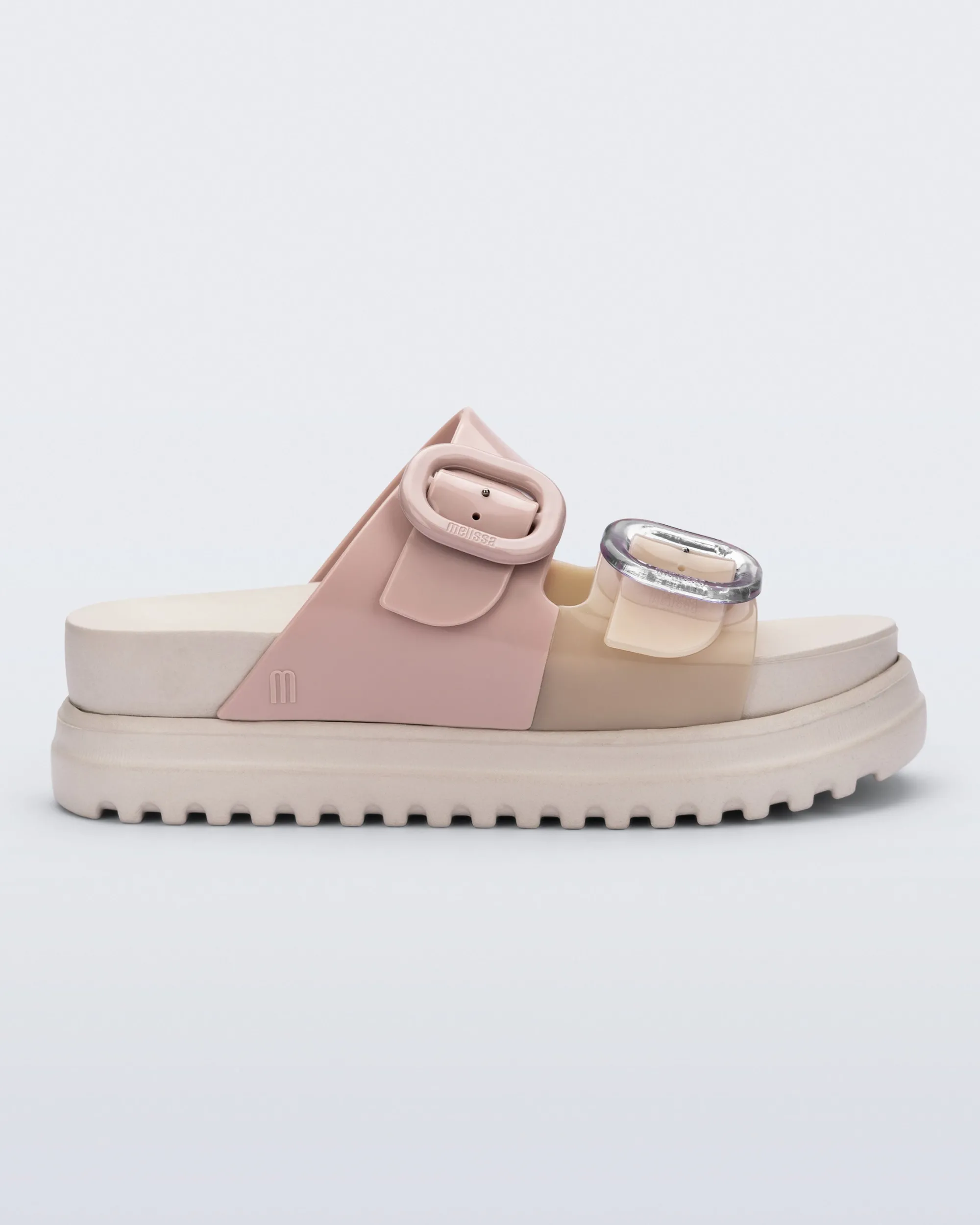 New Melissa Cozy Platform Beige/Pink