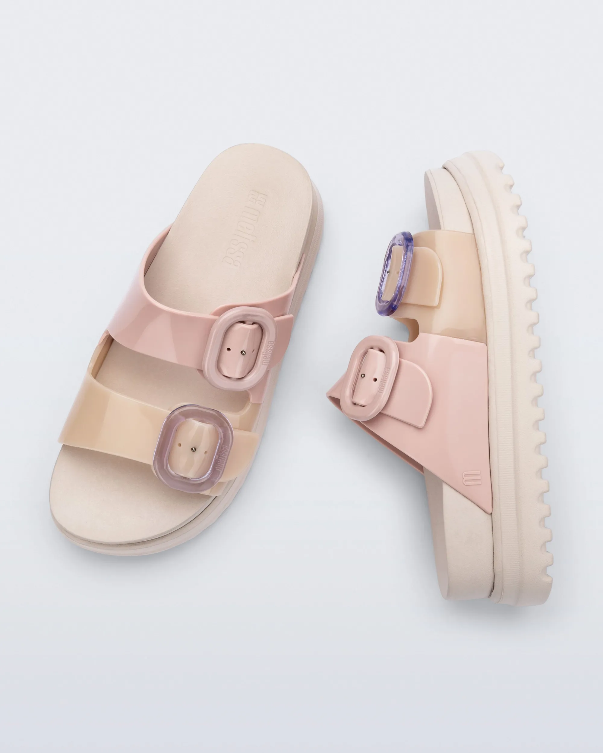 New Melissa Cozy Platform Beige/Pink