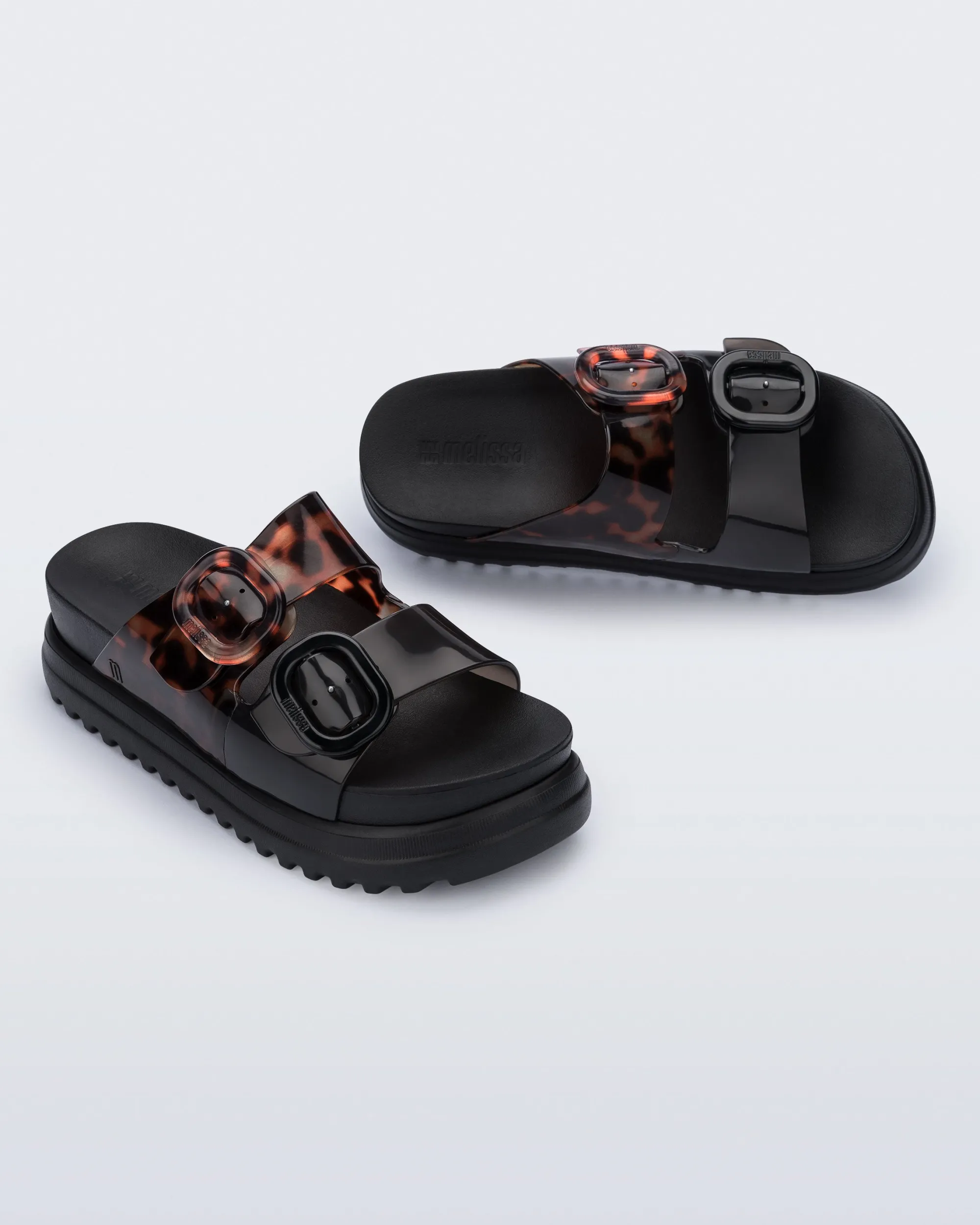 Outlet Melissa Cozy Platform Black/Tortoise