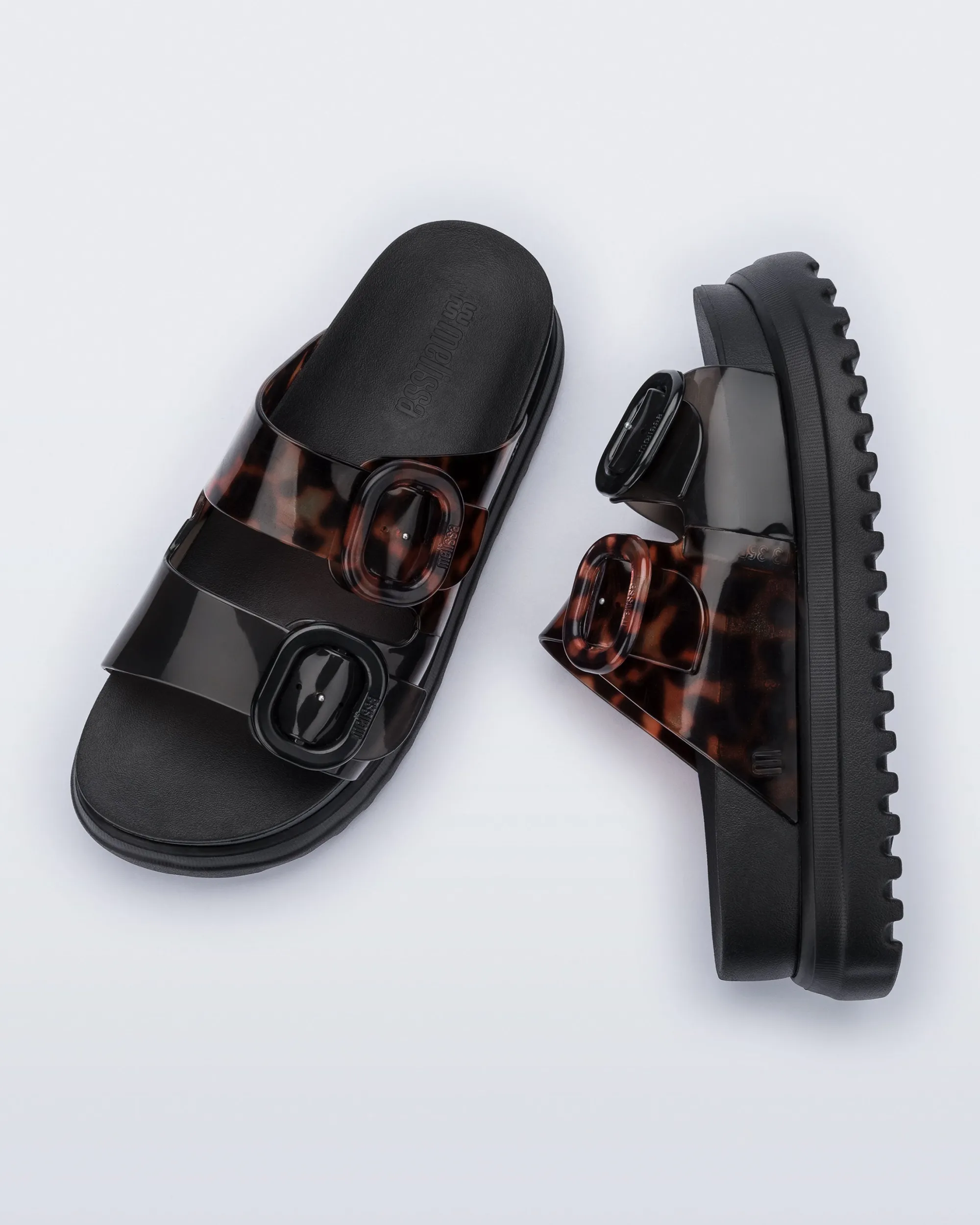 Outlet Melissa Cozy Platform Black/Tortoise