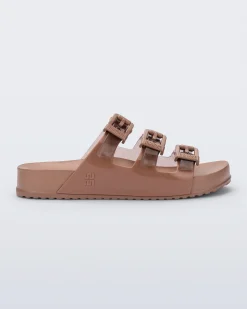 Hot Melissa Cozy Stripes Transparent Brown