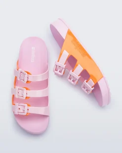 Online Melissa Cozy Stripes Pink/Orange