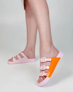 Online Melissa Cozy Stripes Pink/Orange
