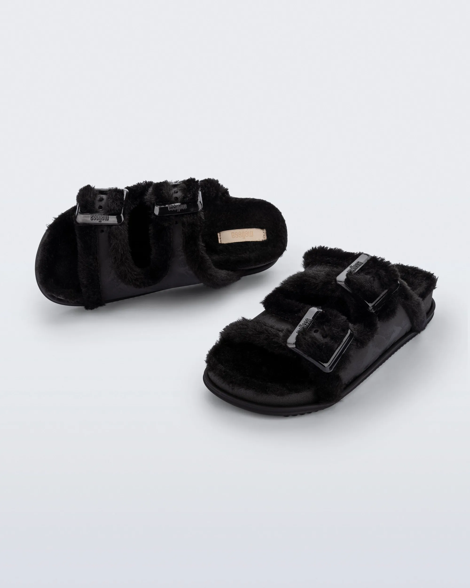 Outlet Melissa Cozy Warm Slide Black