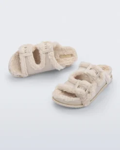 Online Melissa Cozy Warm Slide Beige