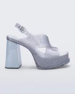 Best Melissa Dance Heel Glitter Clear
