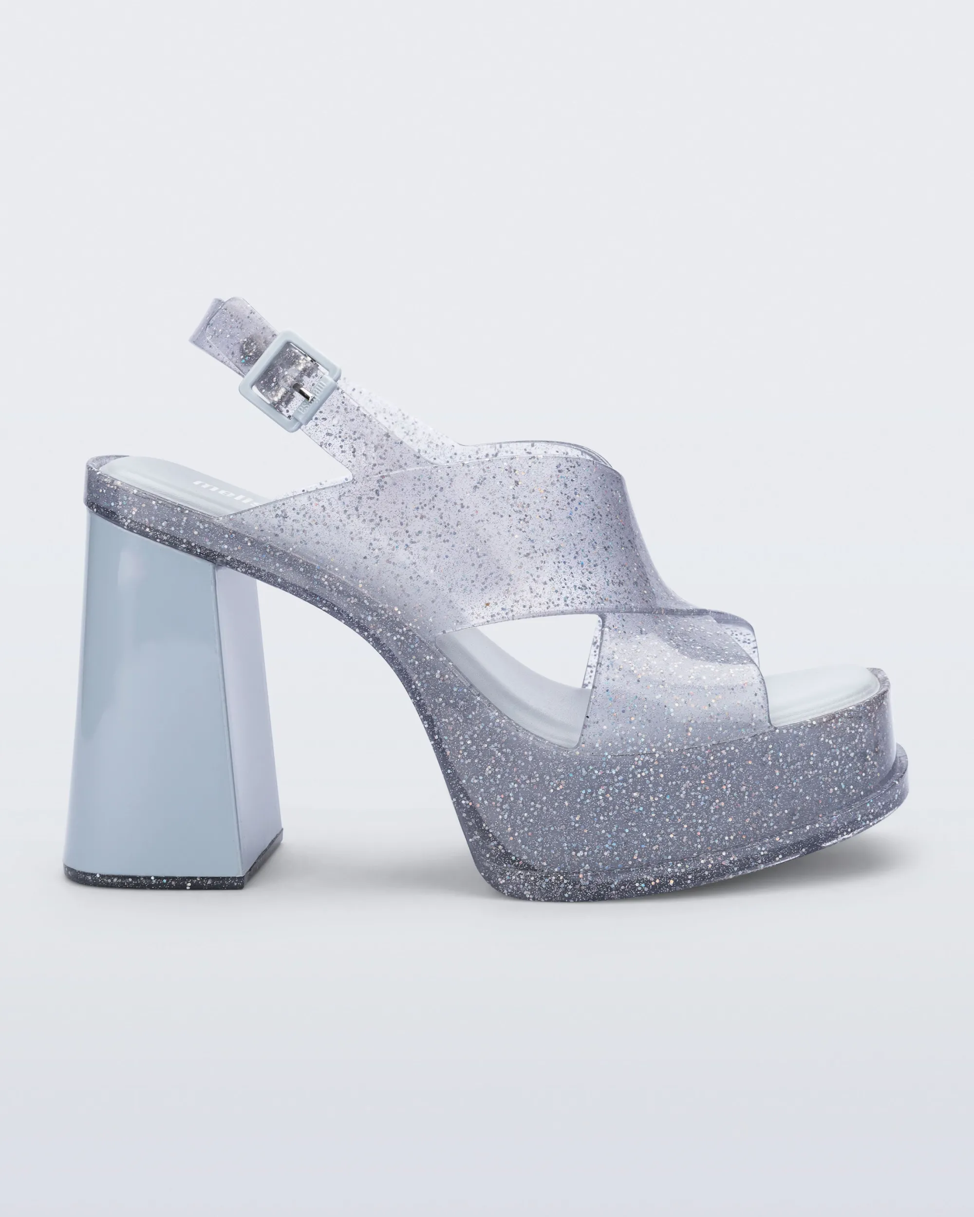 Best Melissa Dance Heel Glitter Clear