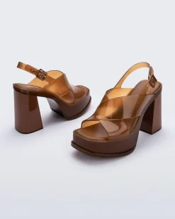 Online Melissa Dance Heel Brown