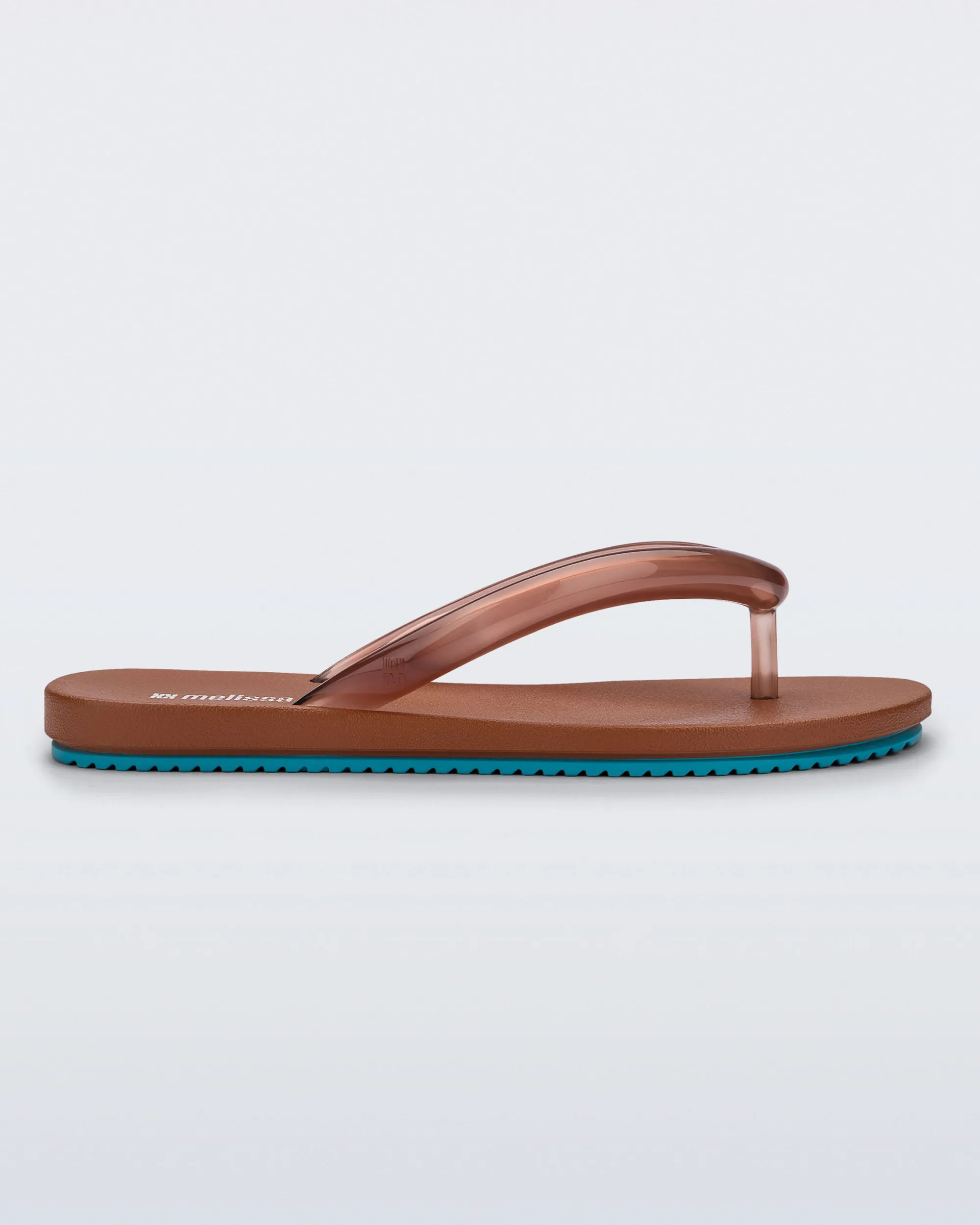 Outlet Melissa Flip Flop Airflow Brown/Blue
