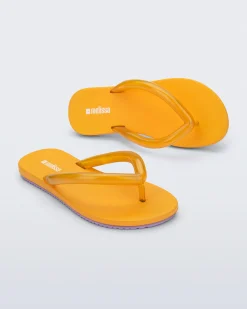 New Melissa Flip Flop Airflow Yellow/Lilac