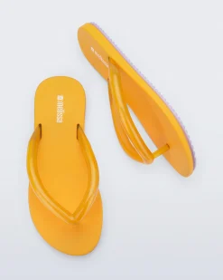 New Melissa Flip Flop Airflow Yellow/Lilac