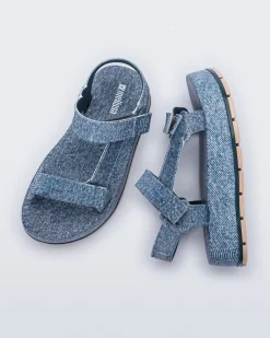 Outlet Melissa Flowing Denim Platform