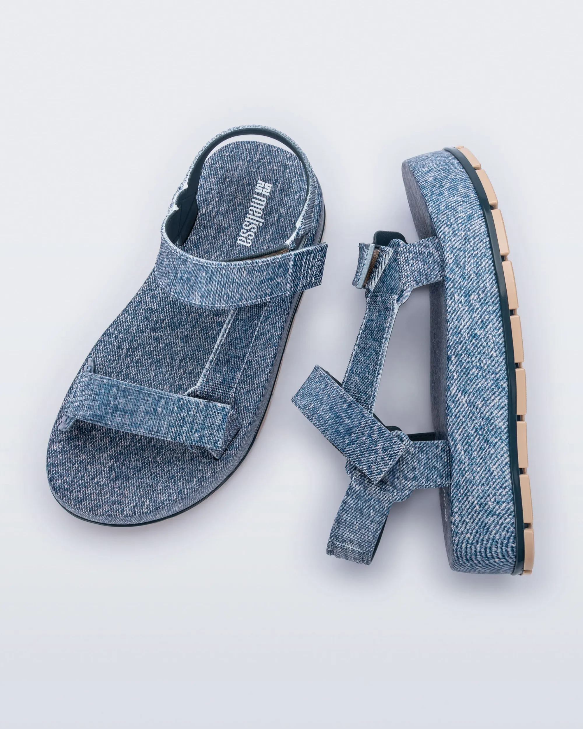 Outlet Melissa Flowing Denim Platform