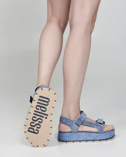 Outlet Melissa Flowing Denim Platform