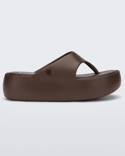 Melissa Free Platform Thong Bronze