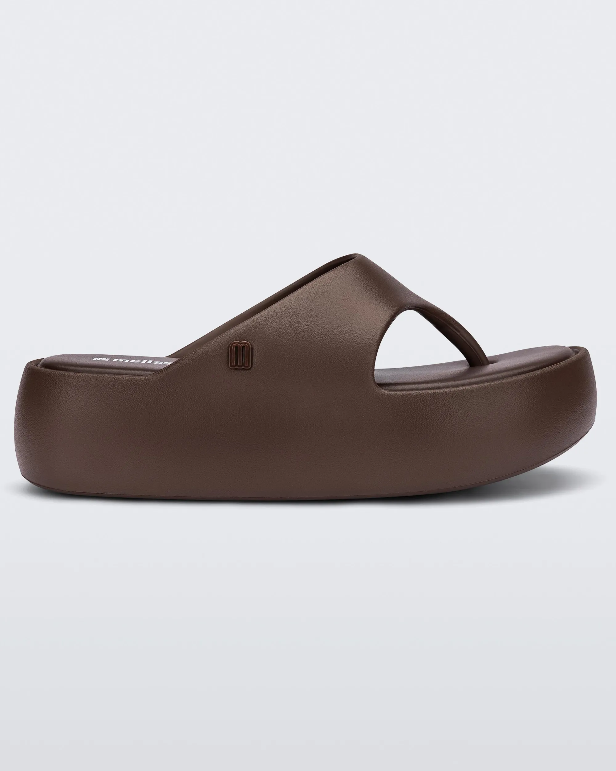 Melissa Free Platform Thong Bronze