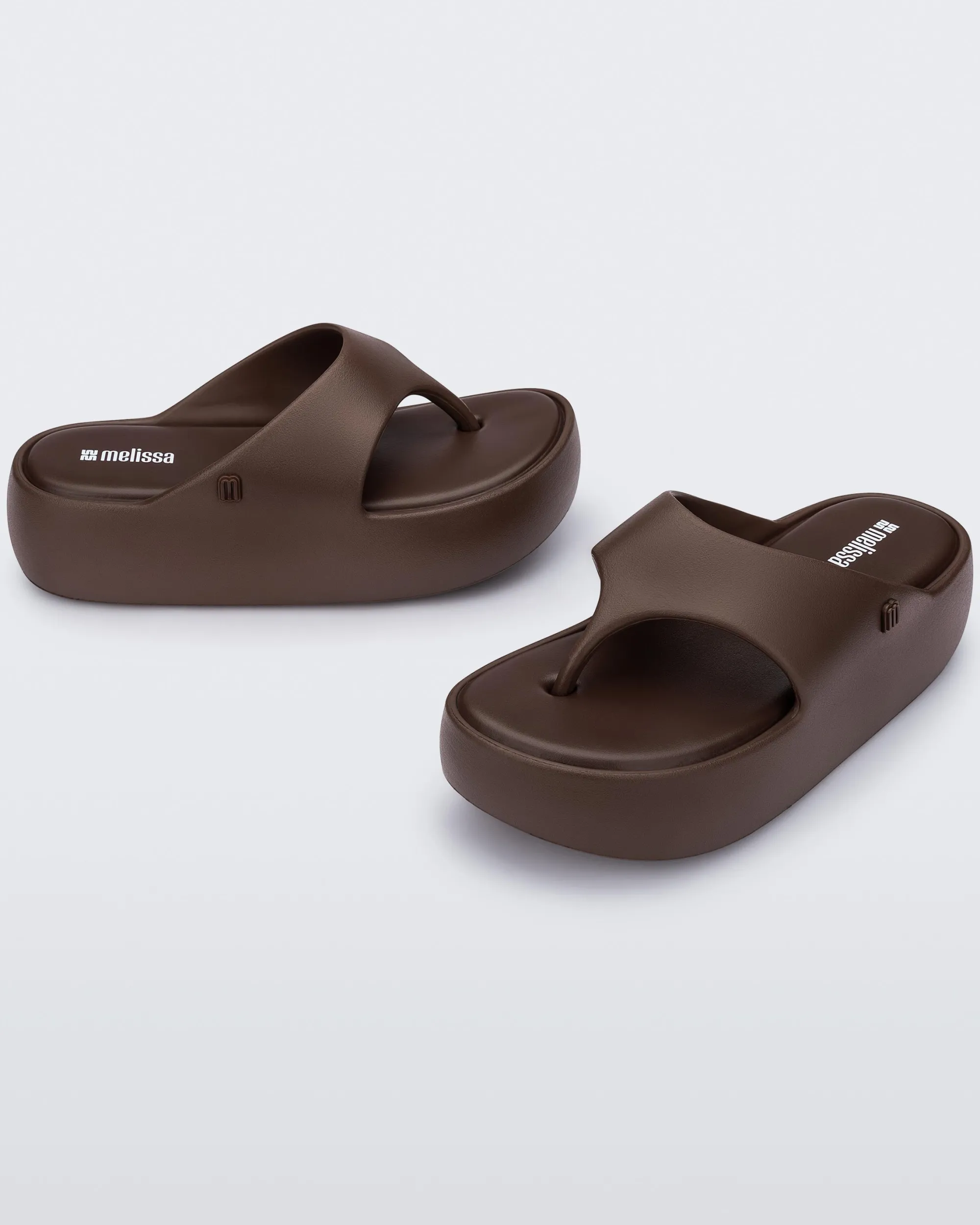 Melissa Free Platform Thong Bronze