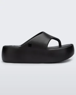 Hot Melissa Free Platform Thong Black