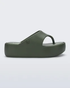 Outlet Melissa Free Platform Thong Green